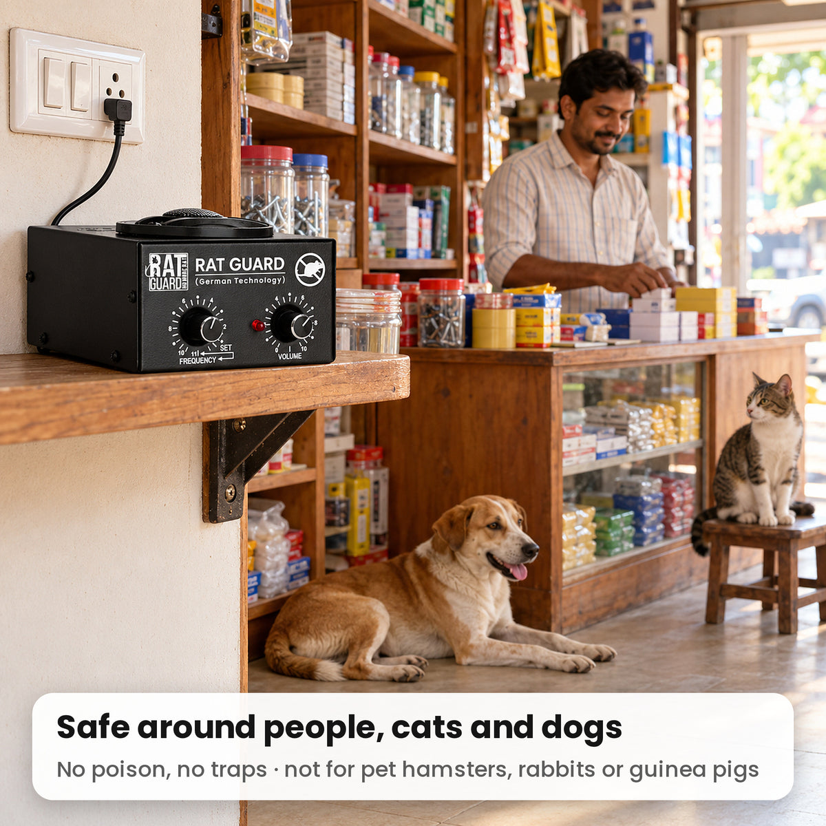 Ratguard MINI: safe around people and pets