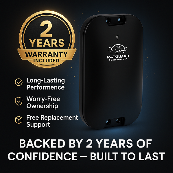 Ultrasonic Rat Guard SonicArmor X device for cars, designed to repel rats with high-frequency sound waves.