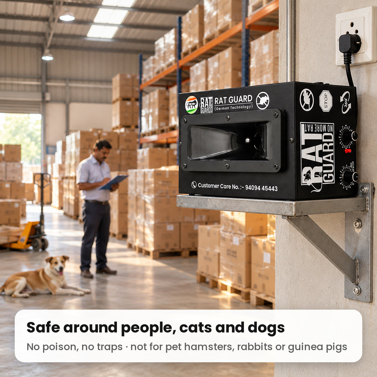 Ratguard Pro 360: safe around people and pets