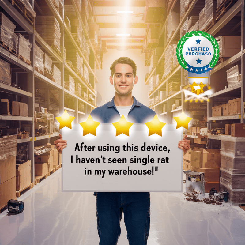 Advanced Ultrasonic Repellent | Ratguard – 100% Result with 5 start rating
