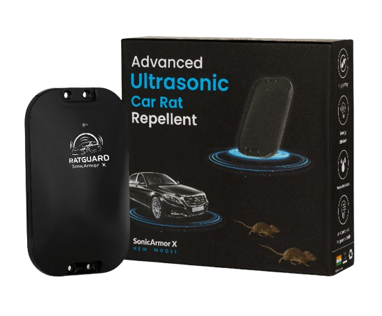Ratguard SonicArmor X - Ultrasound Rat Repellent for Car